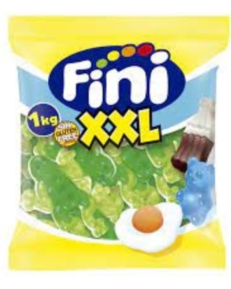 Gominola Ranas Gigantes Brillo 1 kg Fini