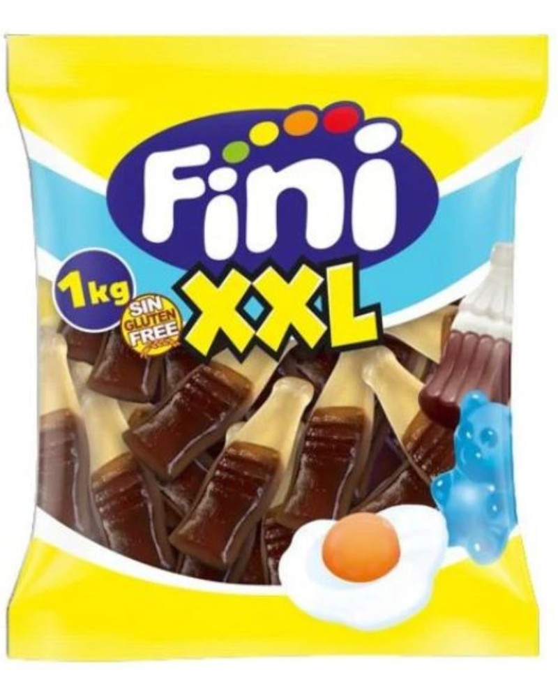 Gominola Botellas Cola Gigantes 1 Kg Fini