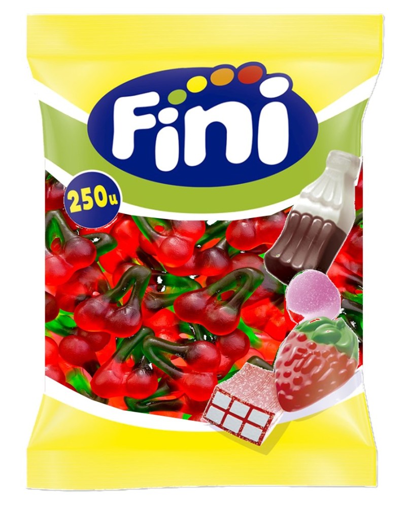 Gominola Cerezas Brillo 250 ud Fini