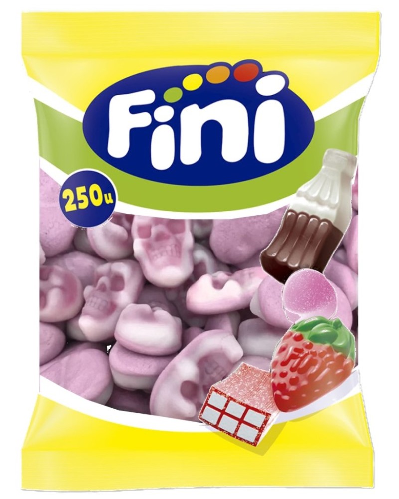 Gominola Calavera Rellena 250 ud Fini