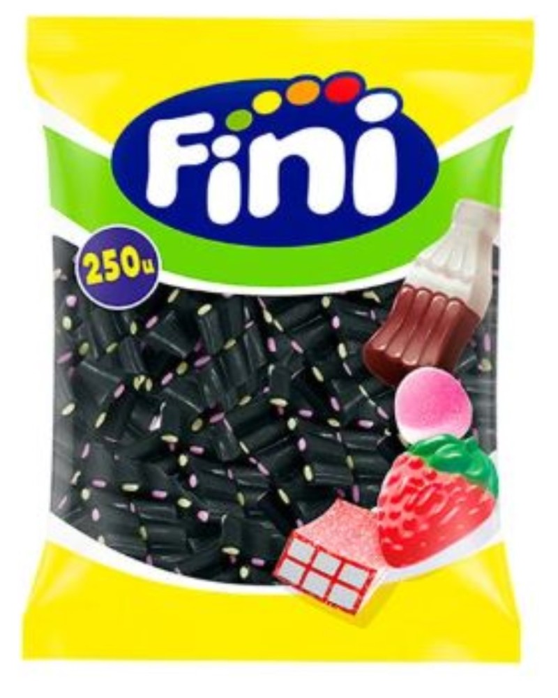 Gominola Cartucheras Regaliz 250 ud Fini