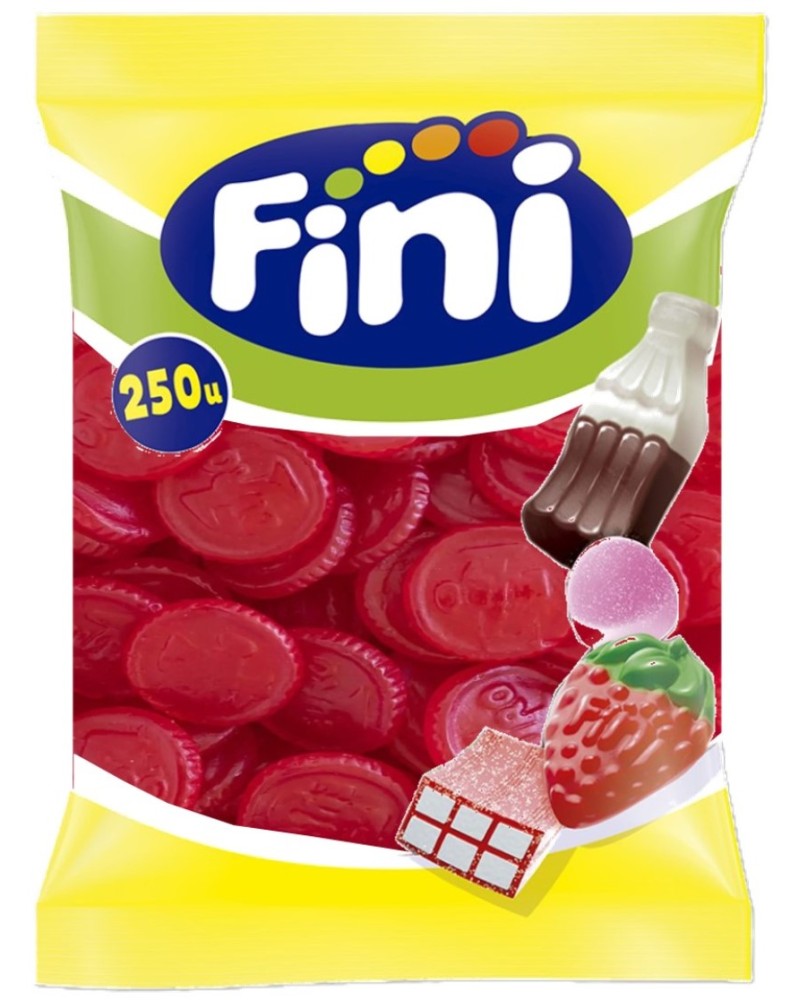 Gominola Euros Brillo 250 ud Fini