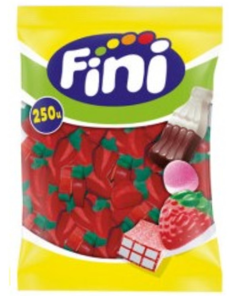 Gominola Fresas Regaliz 250 ud Fini
