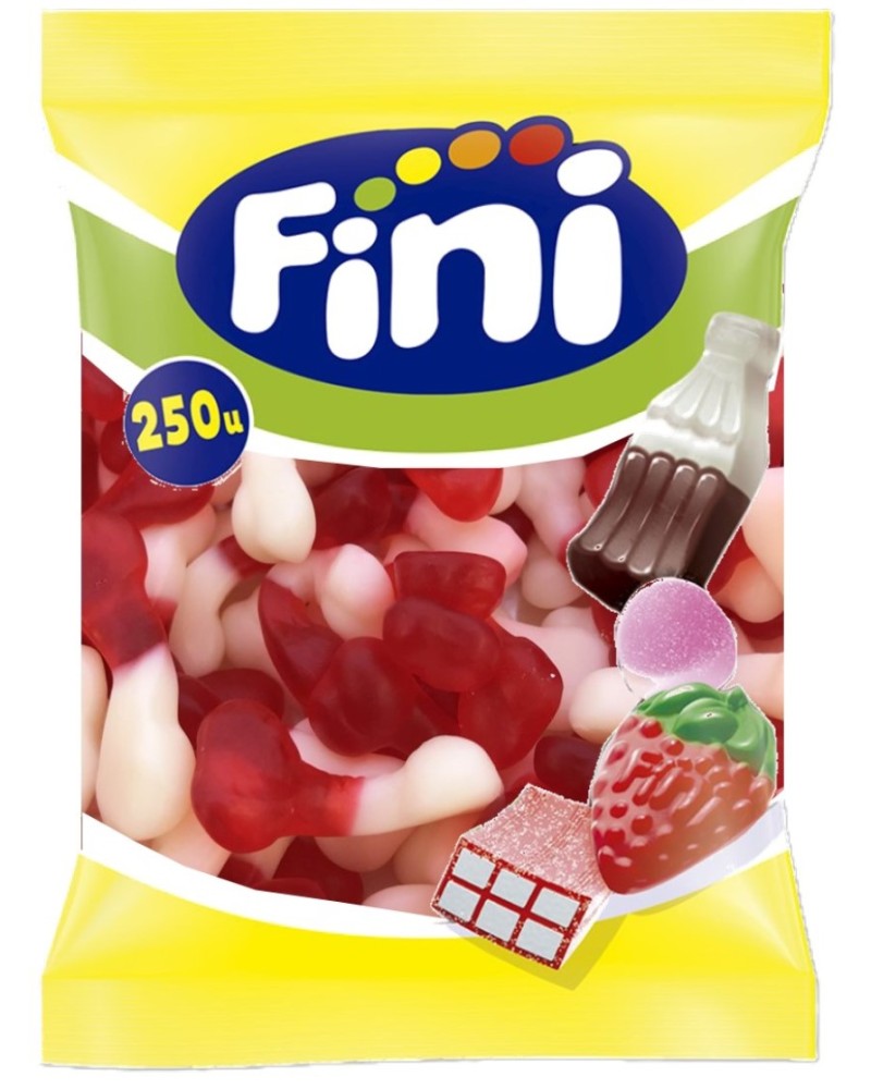 Gominola Huesos Brillo 250 ud Fini