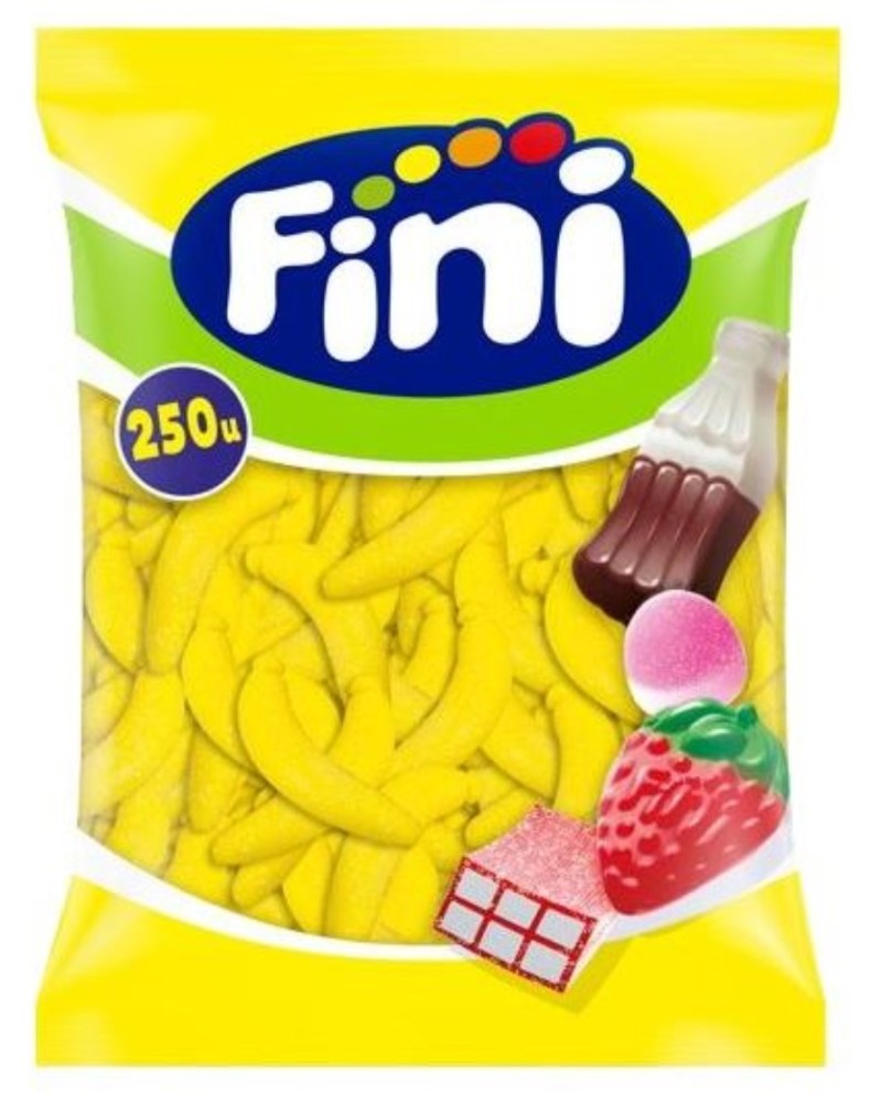 Gominola Platanos Grandes 250 ud Fini