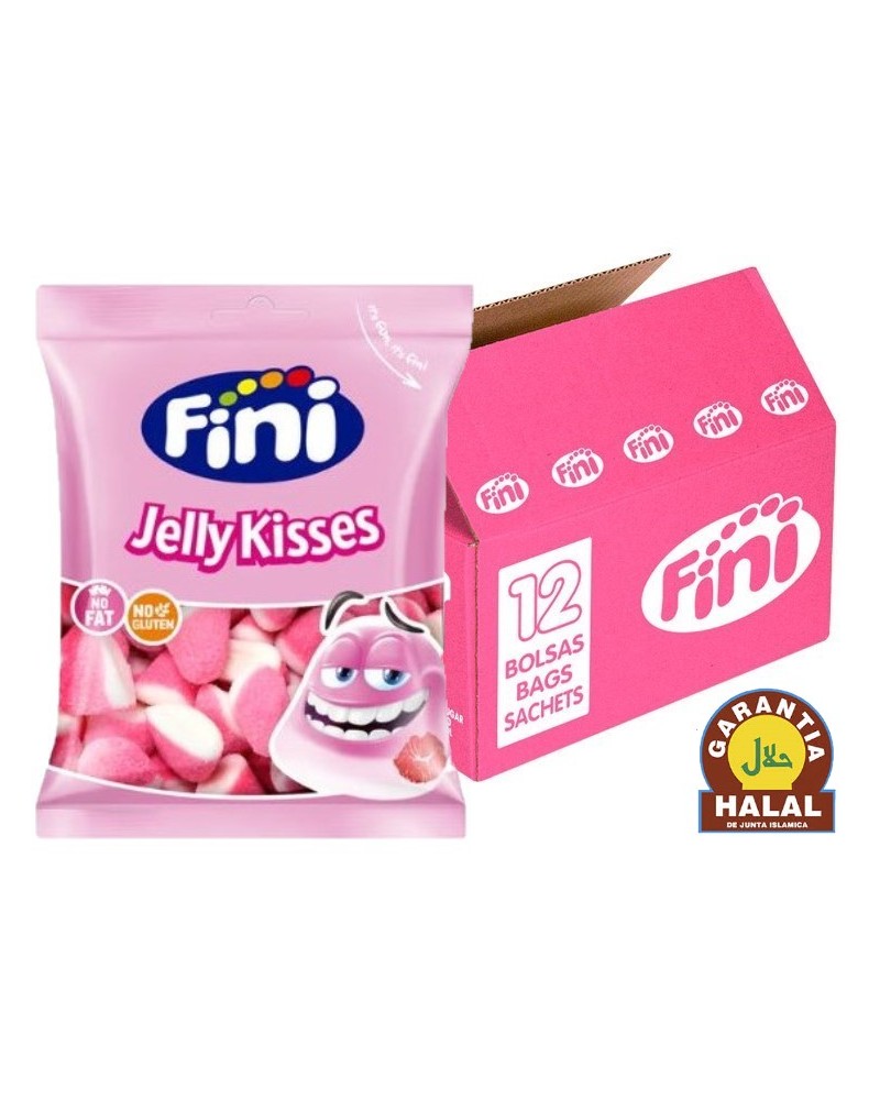 Gominola Besos Fresa 90G Halal Fini