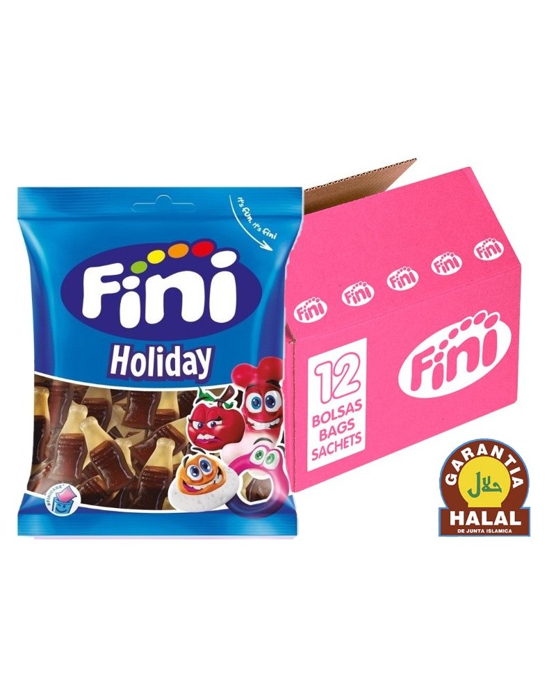 Gominola Botella Cola Brillo Halal 90Gr Fini