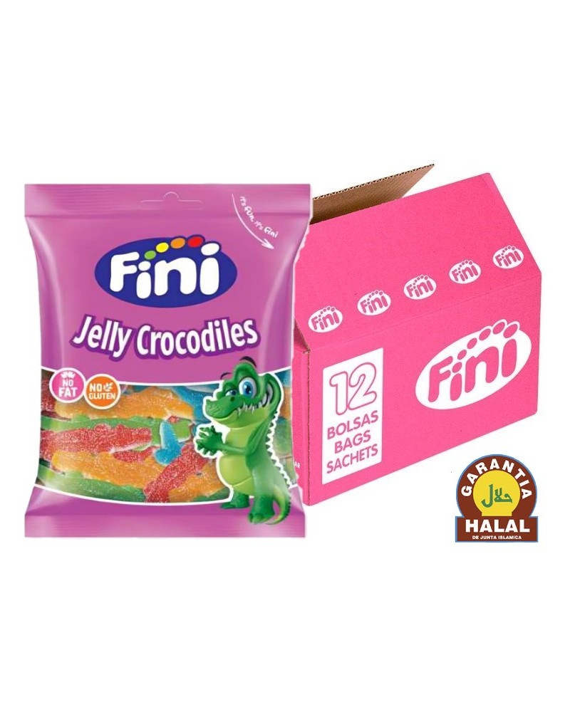 Gominola Cocodrilo Azucar Halal 90 g Fini
