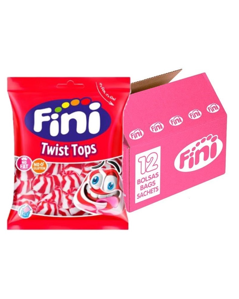 Gominola Besos Twisty Brillo 100 g Fini
