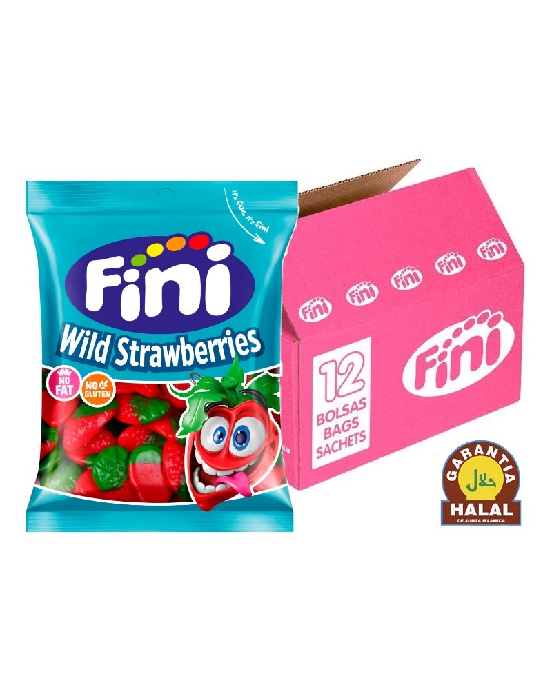 Gominola Fresas Salvajes Brillo 90g Halal Fini