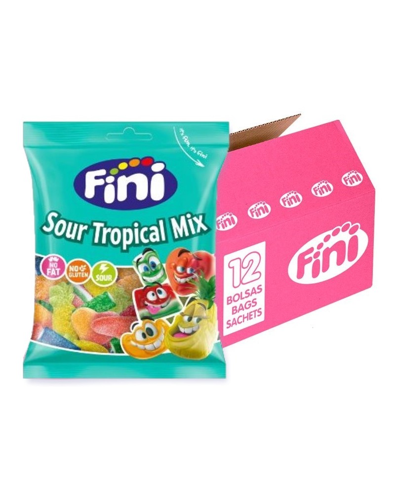 Gominola Sour Tropical Mix 90Gr Fini