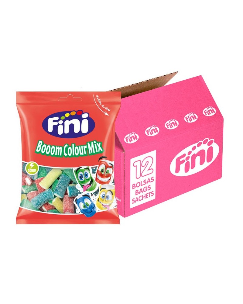 Gominola Sour Booom Colour Mix 90Gr Fini