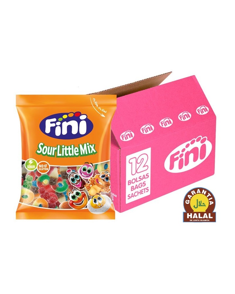 Gominola Sour Little Mix 90G Halal Fini