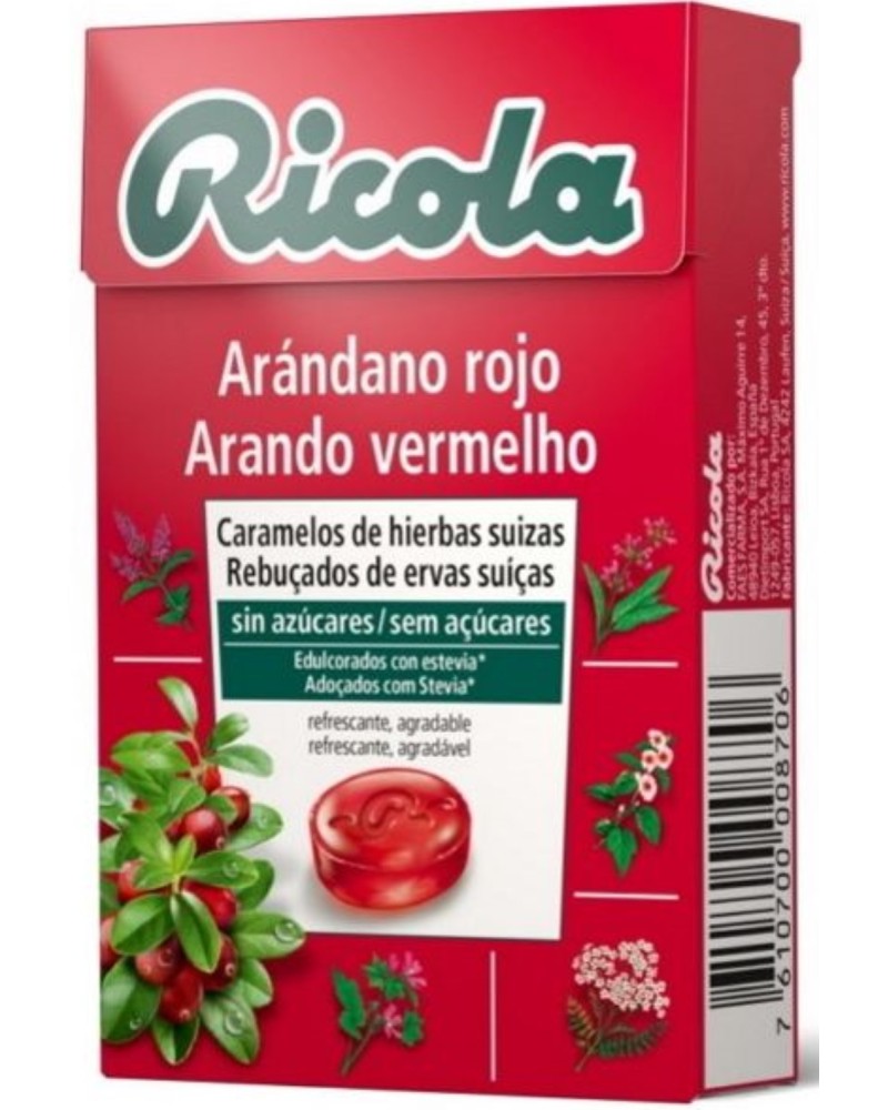 Ricola Caramelo s az 50gr Arandano