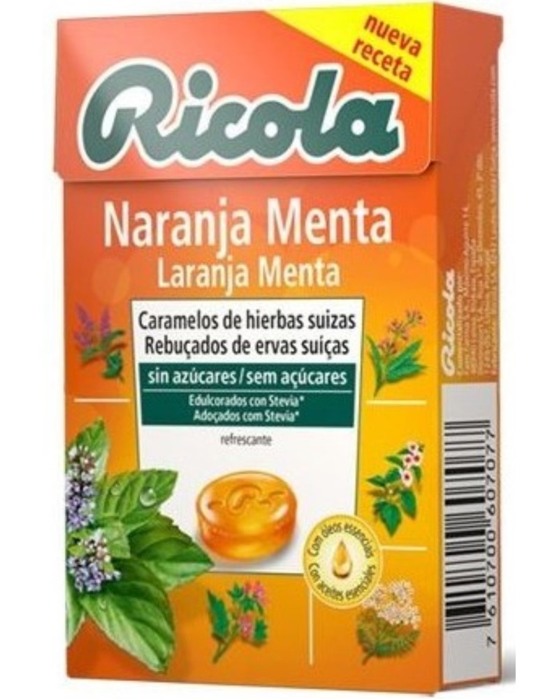 Ricola Caramelo s az 50gr naranja