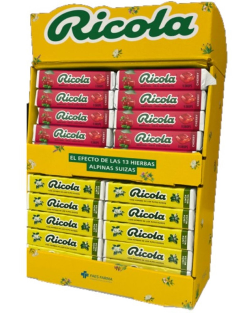 Ricola Stick Expo Promo 30u Cereza 30u Limon