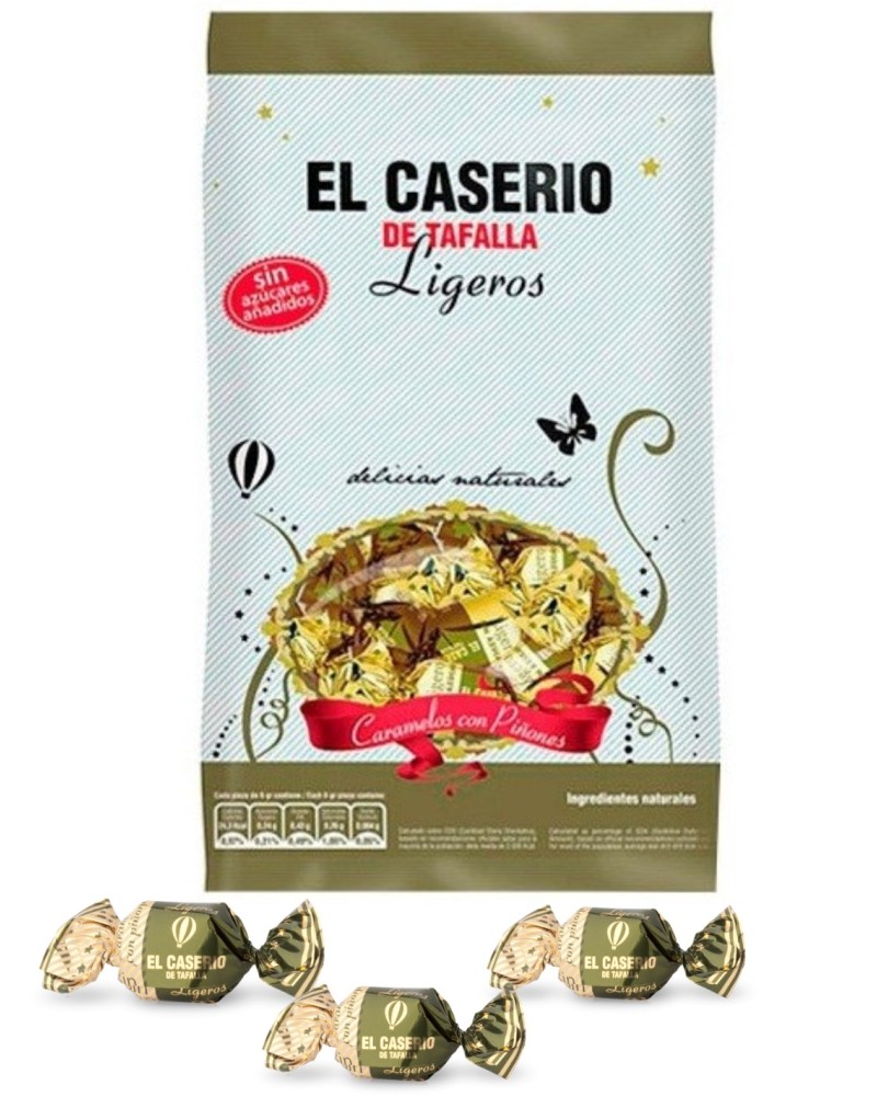 Caramelo Ligero con Piñones S AA 1kg El Caserio