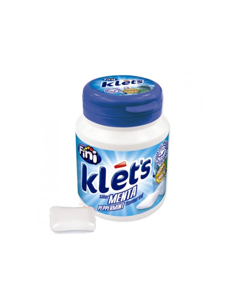 Chicle Klets Menta Bote 100Gr Fini