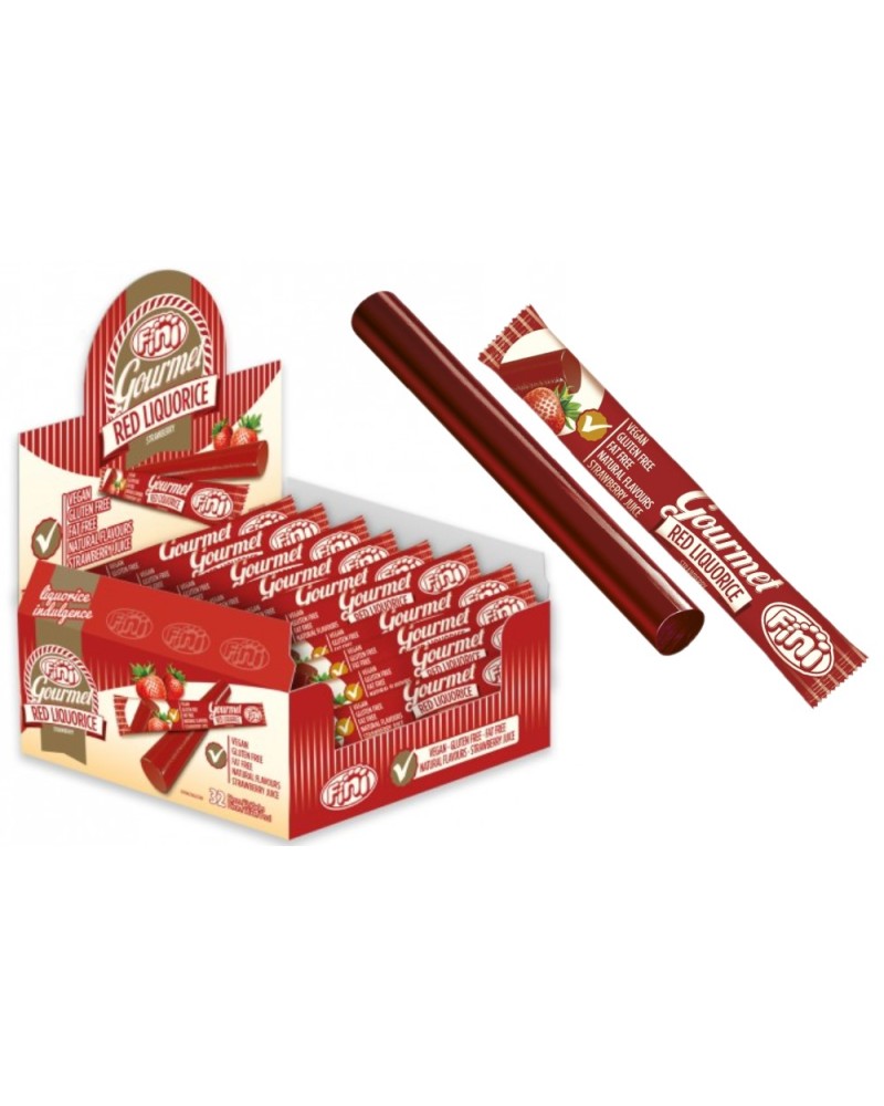 Regaliz Gourmet Rojo 32 ud