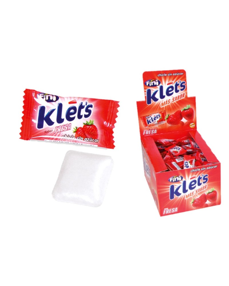 Chicle Klets Fresa 200 ud Fini S A