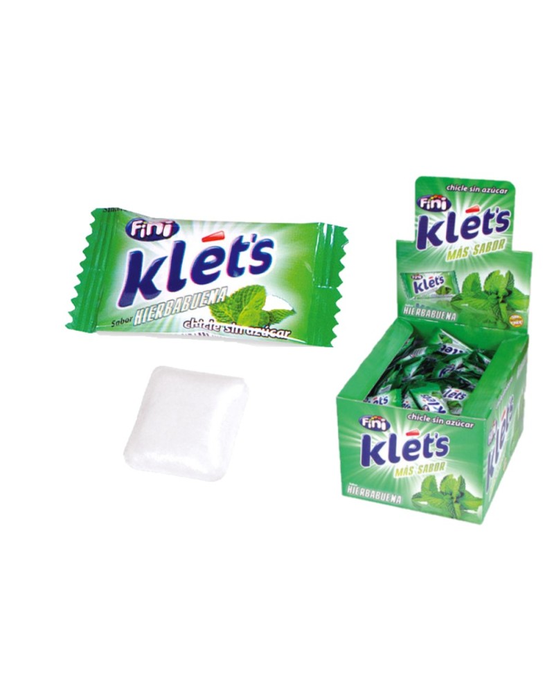 Chicle Klets Hierbabuena 200 ud Fini S A