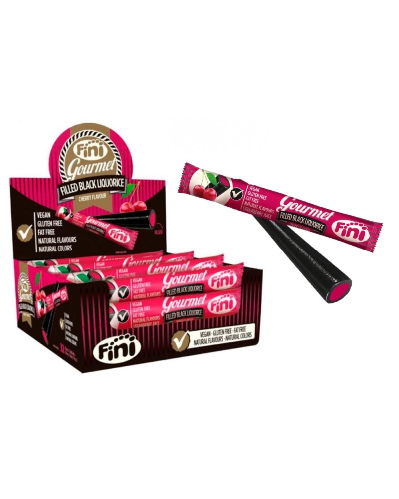 Regaliz Gourmet Relleno Cereza 32 Ud Fini