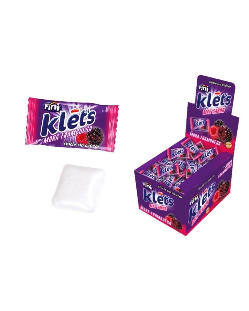 Chicle Klets Mora Frambu 200 ud Fini S A