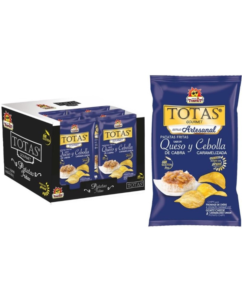 Totas Sabor Queso Cabra con cebolla 130 gr