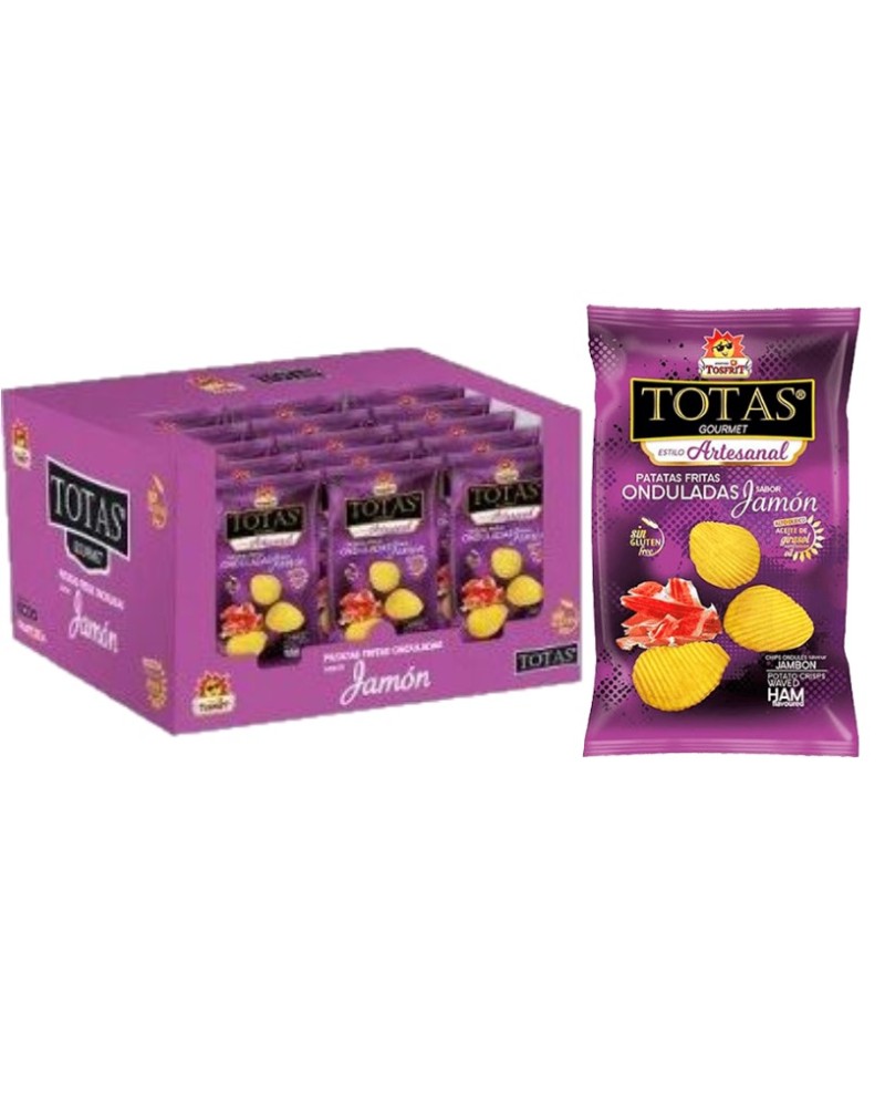 Totas Onduladas jamon 45 Gr Tosfrit
