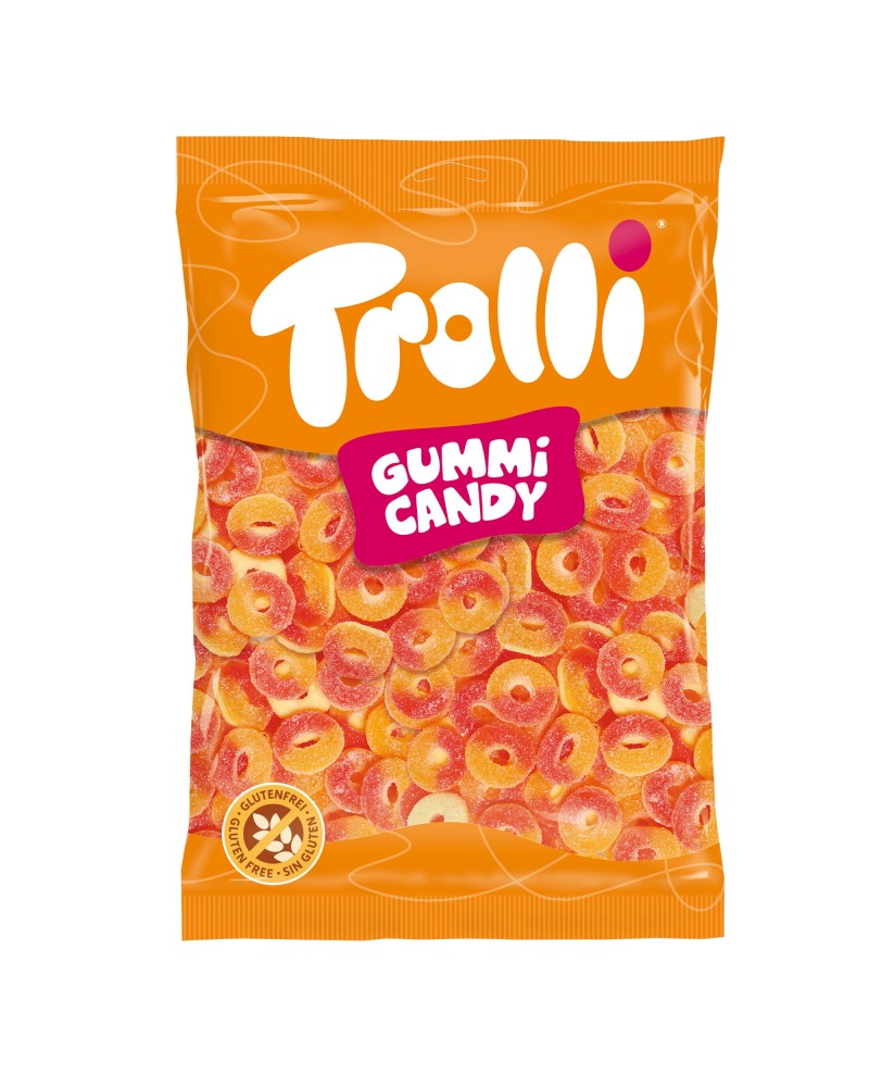 Gominola Aros Melocoton Pica 1 kg Trolli
