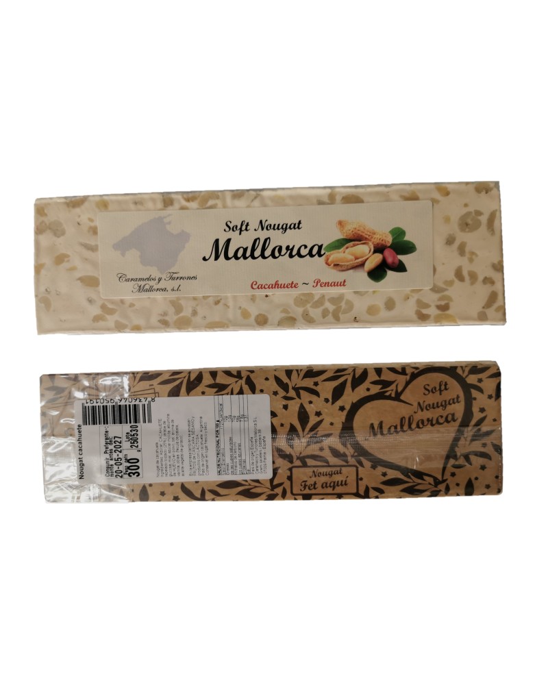 Nougat Cacahuete 300g Plancha