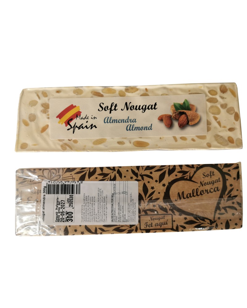 Nougat Almendra 300 g Plancha