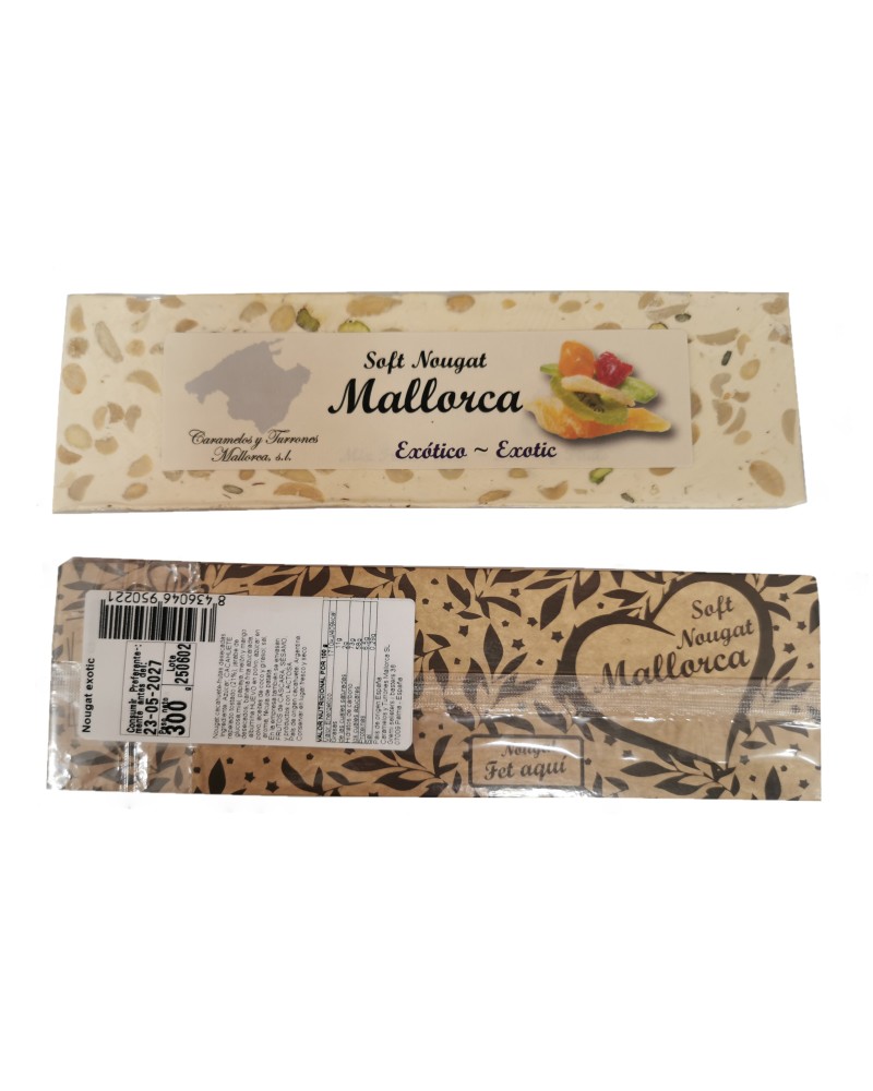 Nougat Exotic 300 g Plancha