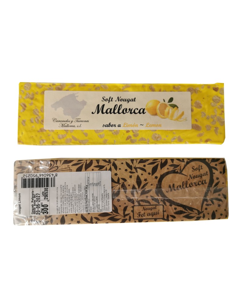 Nougat Limon 300 g Plancha