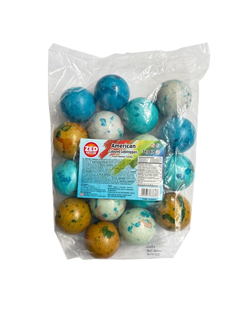 American Coloured Gobstoppers 3 kg