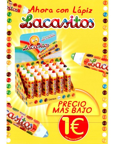 Lacasitos Lapices 24 ud Expositor