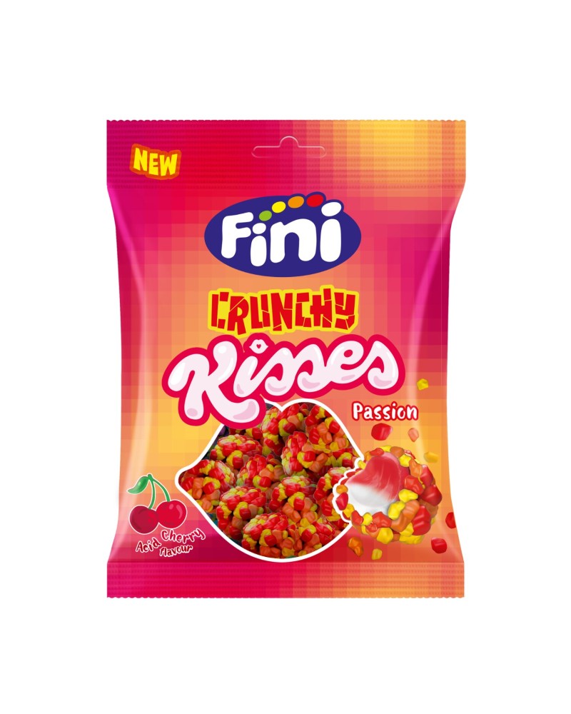 Gominola Passion Crunchy Kisses 75Gr Fini