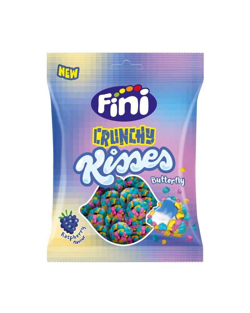 Gominola Butterfly Crunchy Kisses 75 G Fini