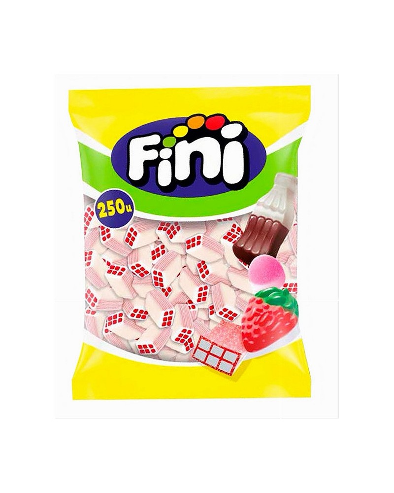 Gominola Ladrillos Nata Fresa 250 ud Fini