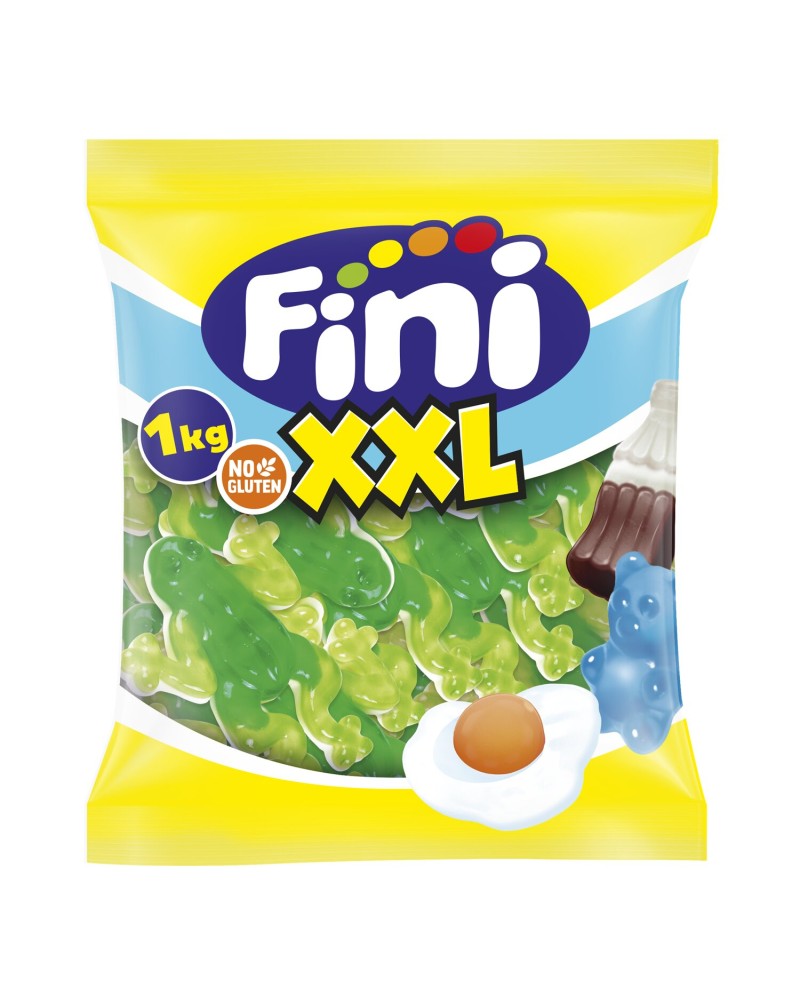 Gominola Ranas Gigantes Brillo 1 kg Fini