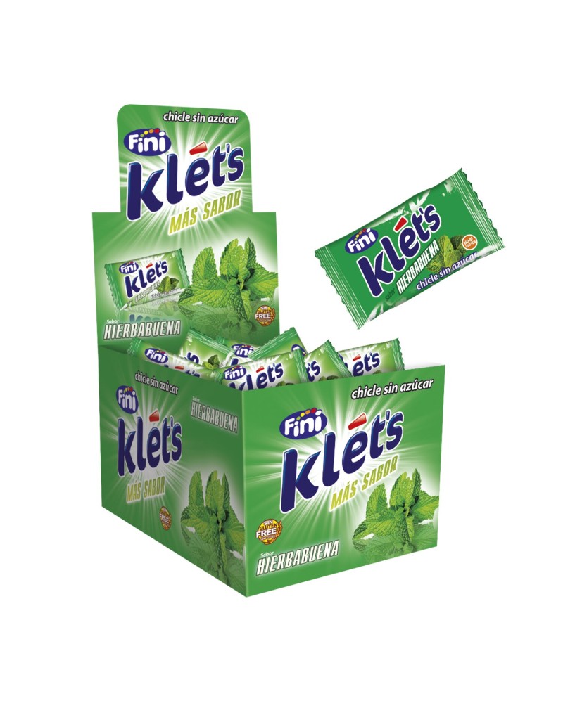 Chicle Klets Hierbabuena 200 ud Fini S A