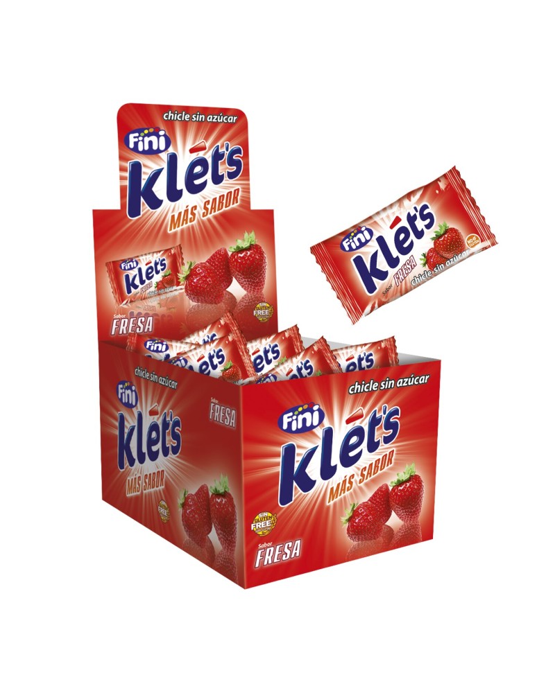 Chicle Klets Fresa 200 ud Fini S A
