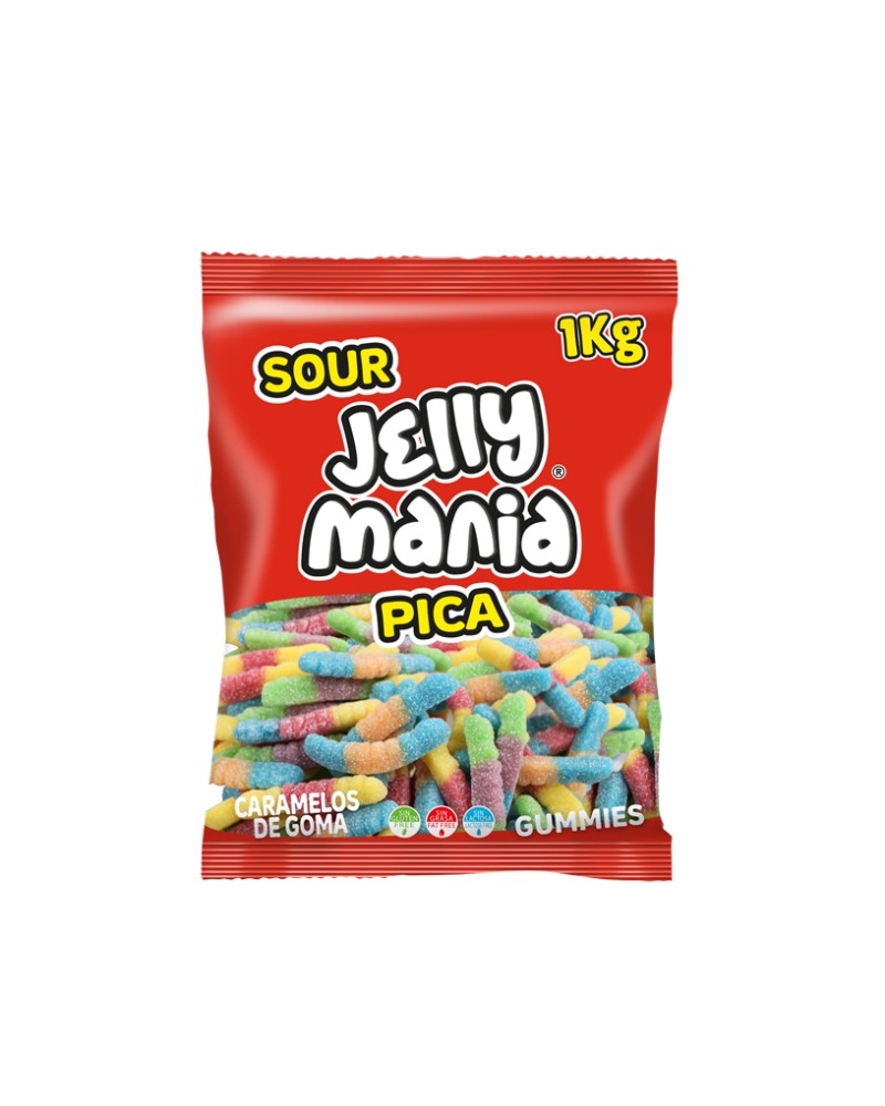 Gominola Jellycious Gusanos Pica 1 Kg Jake