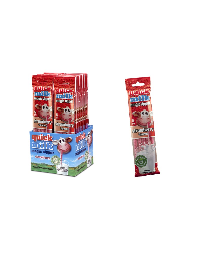Quick Milk Fresa 20 und x 30 g Interdulces