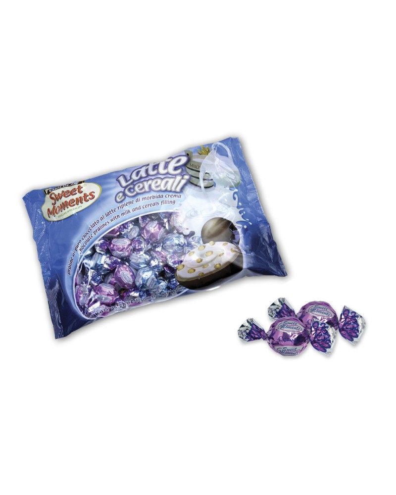 Caramelo Relleno Crema Blanca y Cereales