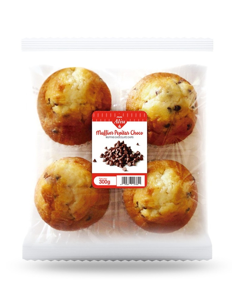 Muffin Pepitas Chocolate 300 G Aliu