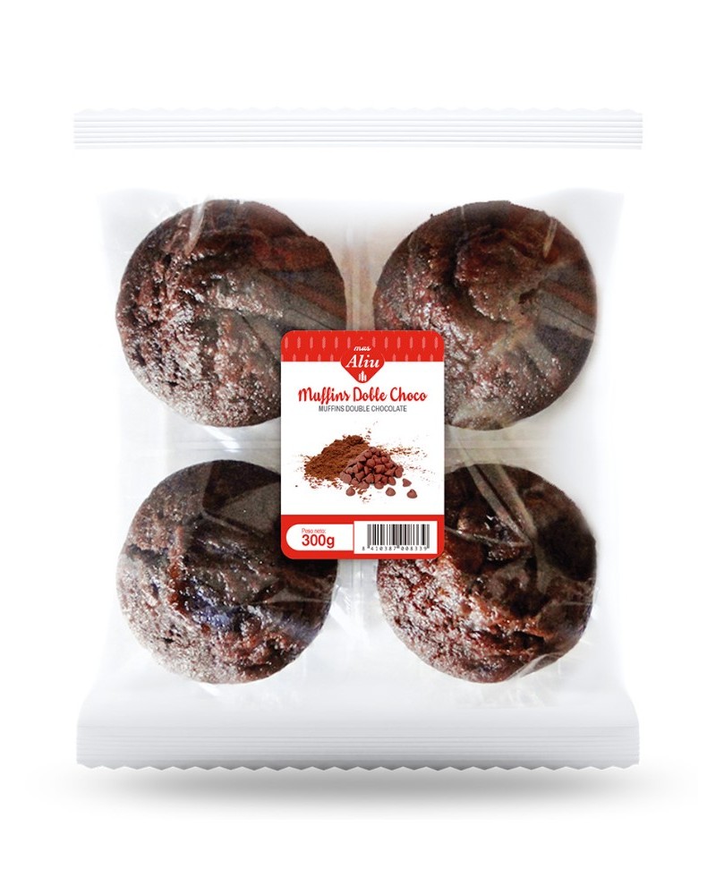 Muffin Doble Chocolate 300 G Aliu