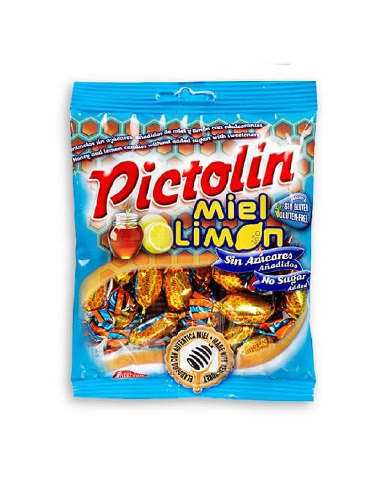 Caramelo Pictolin Miel Limon S A 65g Intervan