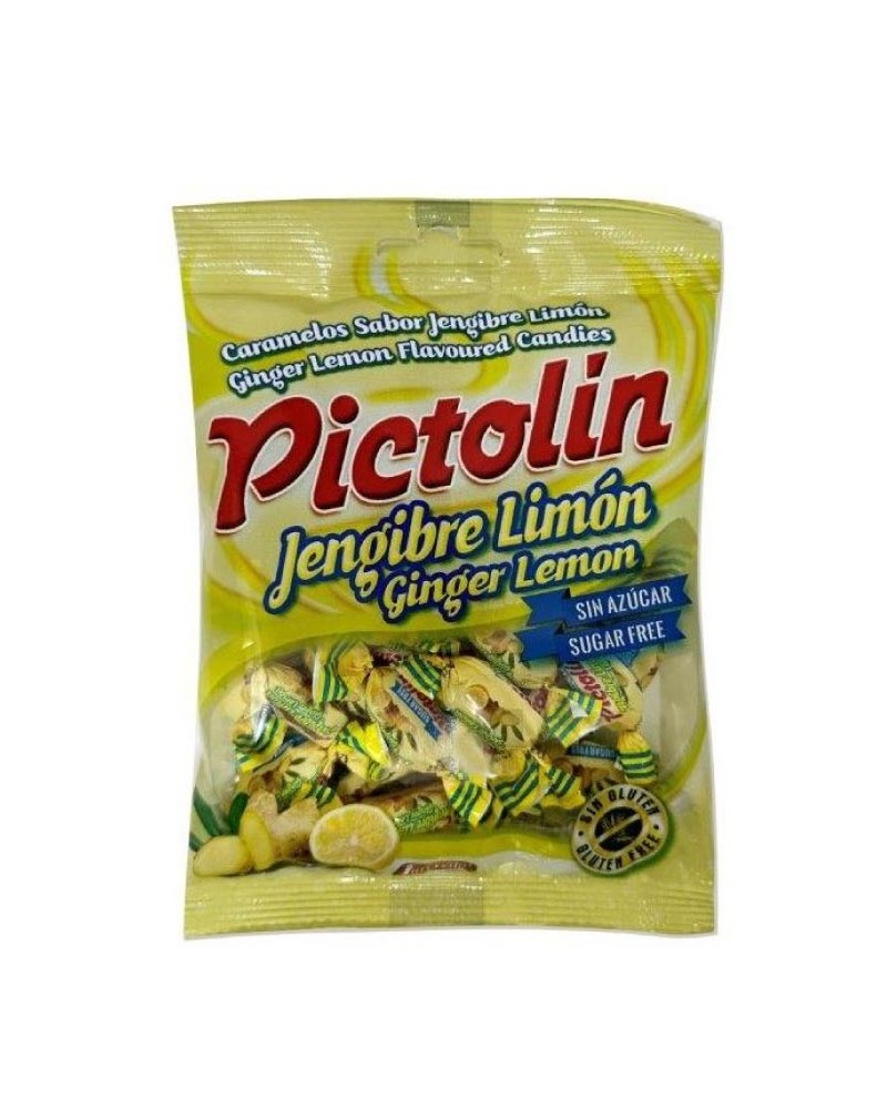 Caramelo Pictolin Jenjibre limon S A 65g Intervan