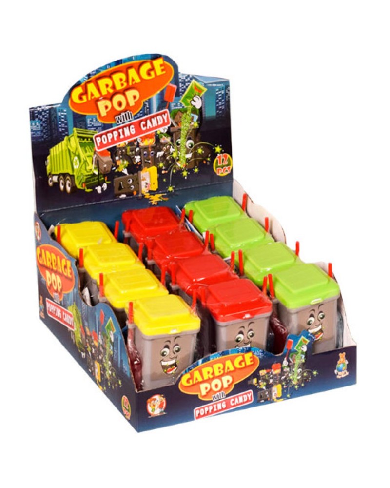 Cubos Basura Con caramelos 12 ud